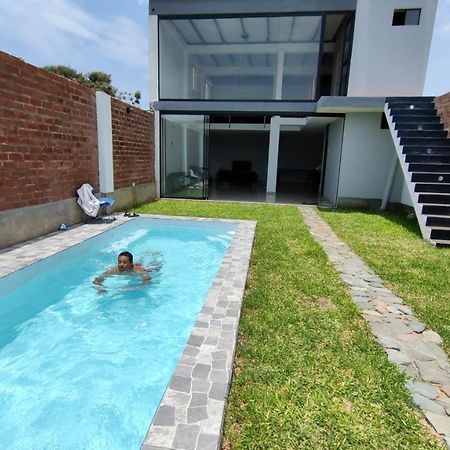 Casa De Playa Con Piscina Villa Ancon Ngoại thất bức ảnh