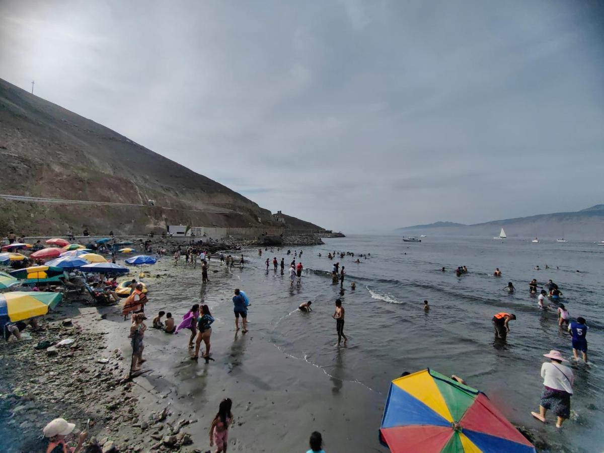 Casa De Playa Con Piscina Villa Ancon Ngoại thất bức ảnh