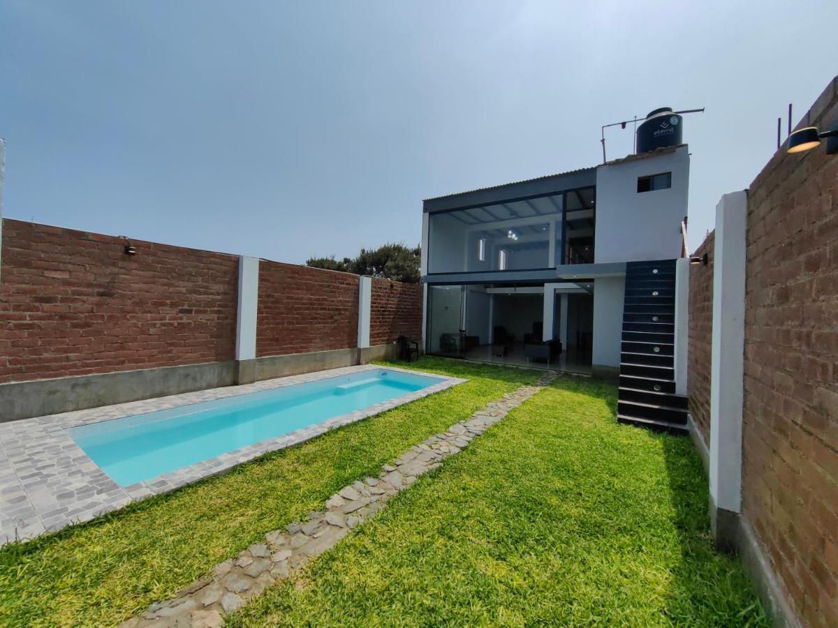 Casa De Playa Con Piscina Villa Ancon Ngoại thất bức ảnh