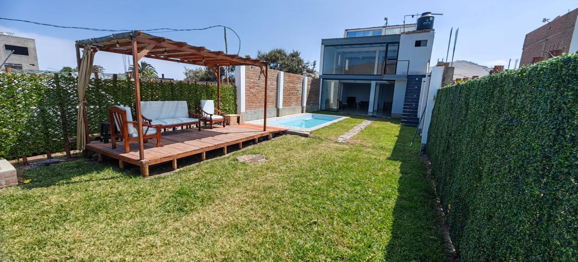 Casa De Playa Con Piscina Villa Ancon Ngoại thất bức ảnh